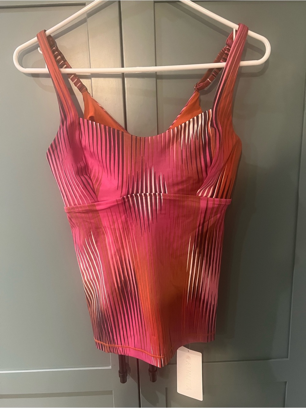 NWT Athleta Ibiza Entwined Tankini Top Sz 34 B/C